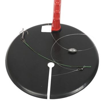 Набор оснащ. жерлиц "SKYFISH", 10 шт, наклонная стойка, D-25 см, кат. D-9 см, арт. DH-13